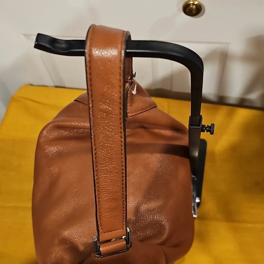 Michael Kors Sloane Leather Hobo Bag In Luggage Brown EUC